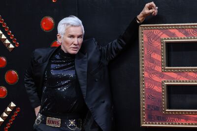 Director Baz Luhrmann at the premiere of his film 'Elvis' in London on May 31, 2022. AP