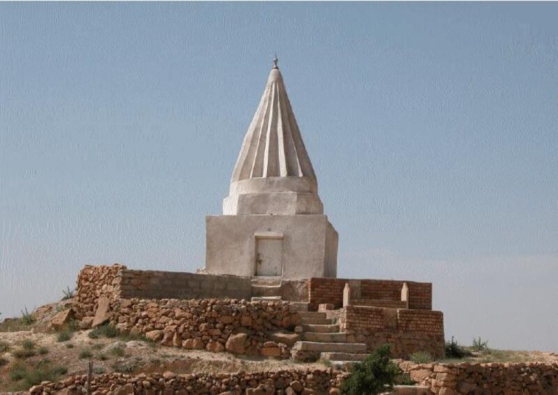 Iraq - Yazidi Mam Rashan Shrine, South Sinjar, Before destruction. The Dh969,000 project includes research, fieldwork and restoration work on the Mam Rashan Shrine on Mount Sinjar. Courtesy: aliph-foundation.org