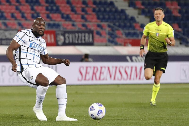 Inter's Romelu Lukaku in action. EPA