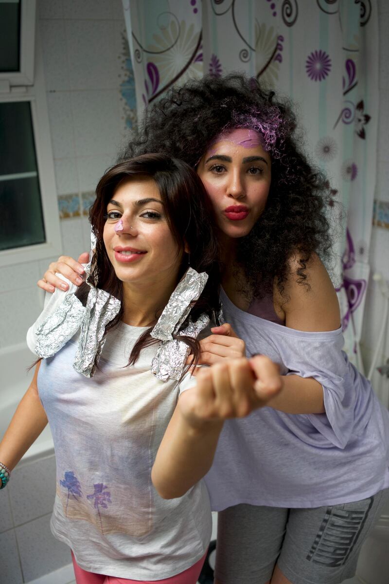 Rima Iskandarani and Frial Abdelrazek hosted Comedy Central Arabia's sketch show 'Bad Snappers'. Courtesy Comedy Central 