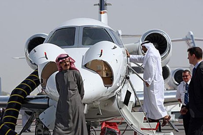 There are about 400 business jets in the Middle East, including Turkey, which is expected to more than double in the coming years.