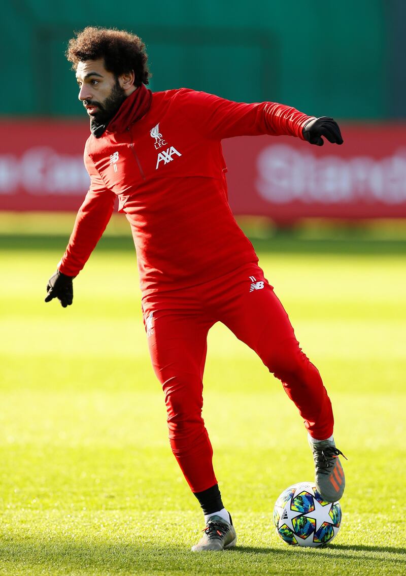 Salah has been rsted in the build-up to the Champions League game. Reuters