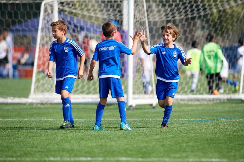 First day of the Manchester City Abu Dhabi Cup 2018 at at Zayed Sports City, Abu Dhabi, UAE. Courtesy City Football Group 