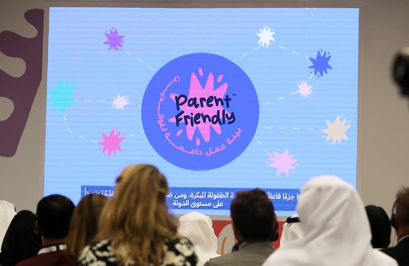 Guests at the launch of the parent-friendly label programme held at Yas Conference Centre at Yas Marina Circuit in Abu Dhabi. All photos: Pawan Singh / The National