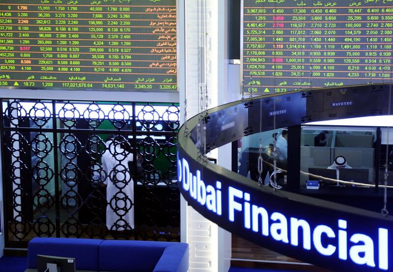 The Dubai International Financial Market in Dubai, UAE February 7, 2018. REUTERS/Satish Kumar - RC12ADA938B0