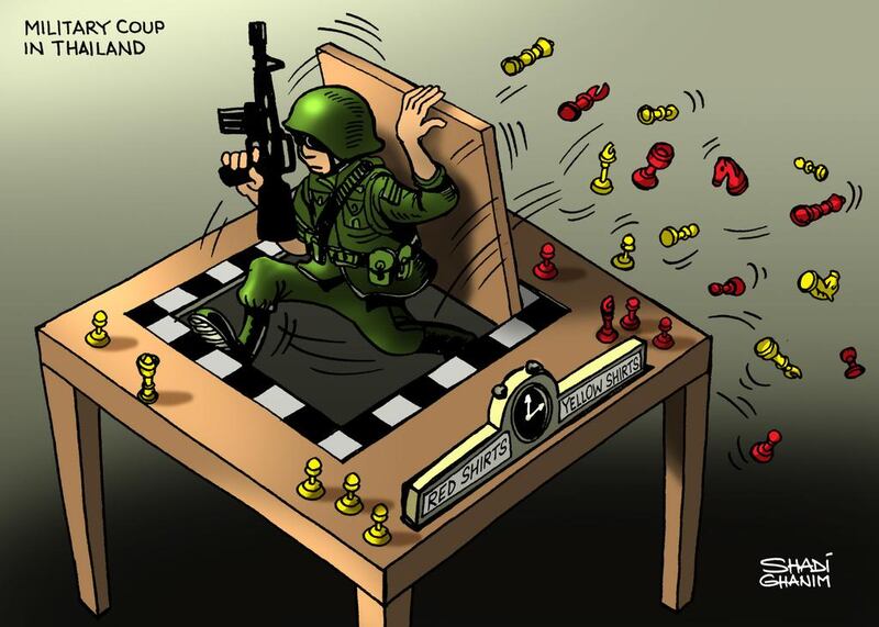Cartoon by Shadi Ghanim for 23/05/2014