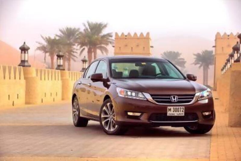 The Honda Accord is supremely comfortable and offers a refined driving performance worthy of a good - rather than a great - car. Courtesy of Honda