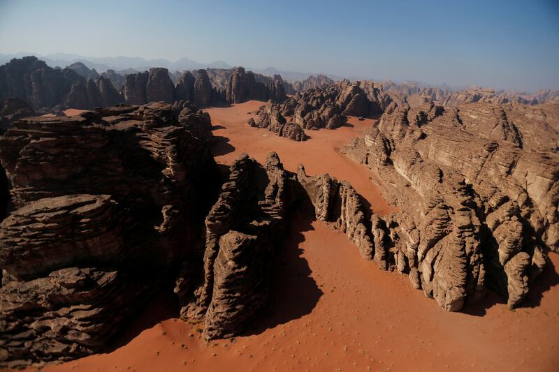 Neom lies in a desert bordering the Red Sea in Saudi Arabia. Reuters