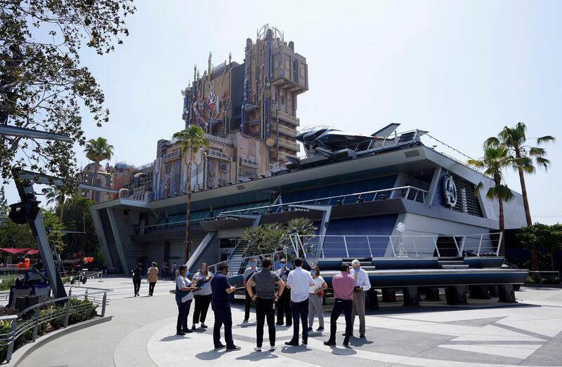 A view of the Avengers Campus, which will open to visitors on June 4. AP