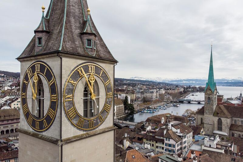 2nd: Zurich, Switzerland. AP