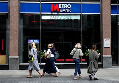 A Metro Bank branch in London. The deal "marks a new chapter" for the bank, chief executive Daniel Frumkin said. Reuters