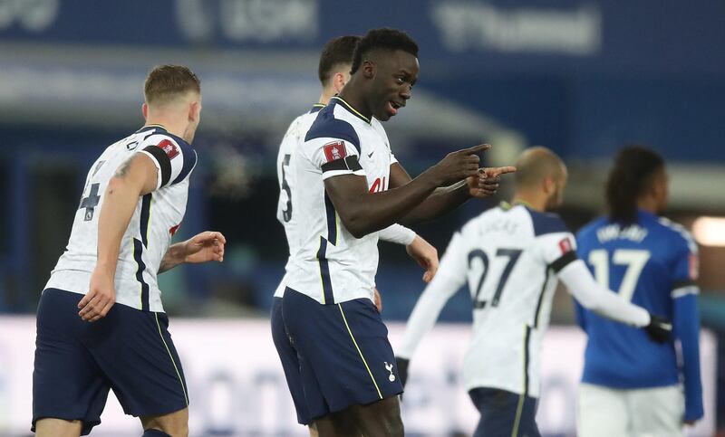 Davinson Sanchez, 7 – Scored just once in 137 appearances for Tottenham before this, but that tally was increased when he struck twice – once in both halves of regulation time. Benefitted from Calvert-Lewin’s lazy defending to glance Tottenham in front before striking a poachers’ goal in the second half.  PA