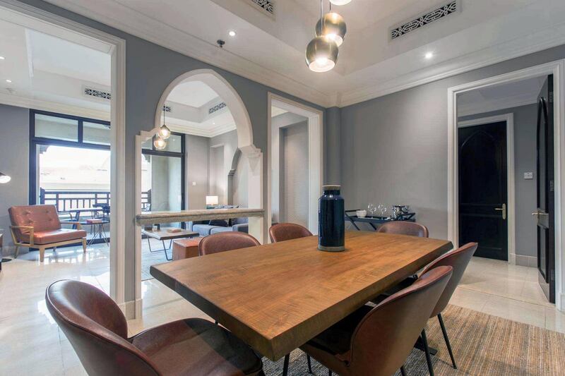 This two-bedroom unit in Tajer Residences, Old Town, in Downtown Dubai, is on the market for Dh150,000. Courtesy LuxuryProperty.com