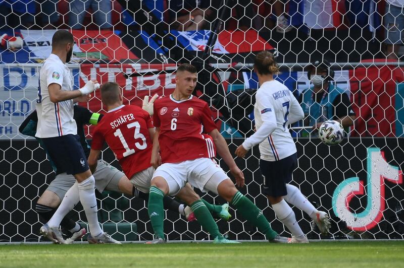 Antoine Griezmann, scores for France. AFP