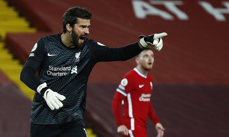 LIVERPOOL PLAYER RATINGS: Alisson. 9 – No clean sheet for the Brazilian on this occasion, but a series of mammoth interventions – including two one-on-ones against Alexandre Lacazette – after the interval were pivotal in winning his side the game. EPA