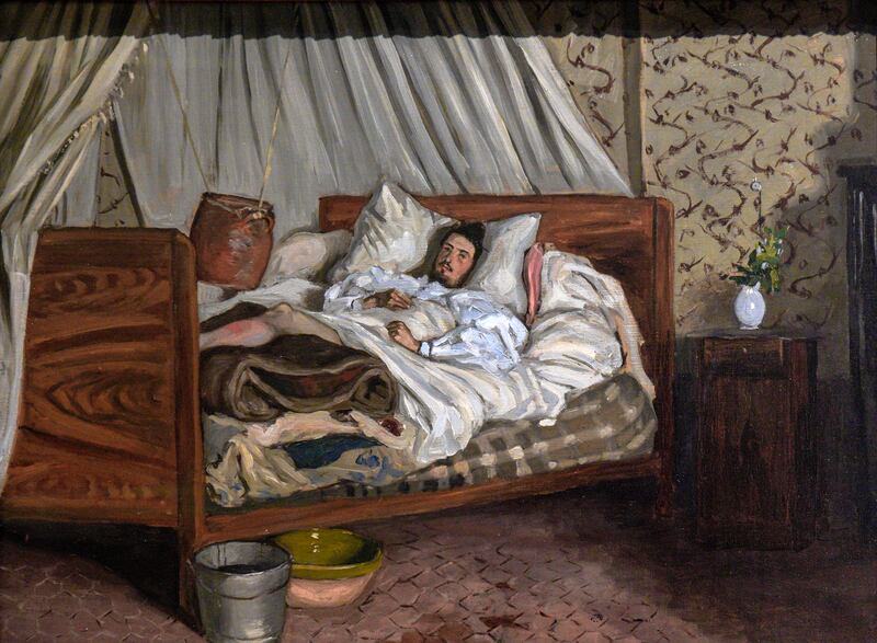 'The Improvised Field Hospital' (1865), oil on canvas by Frederic Bazille. Victor Besa / The National