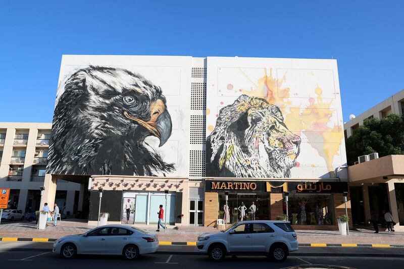 Dubai, United Arab Emirates - Reporter: N/A: Photo project. Street art and graffiti from around the UAE. Monday, January 27th, 2020. Al Karama, Dubai. Chris Whiteoak / The National