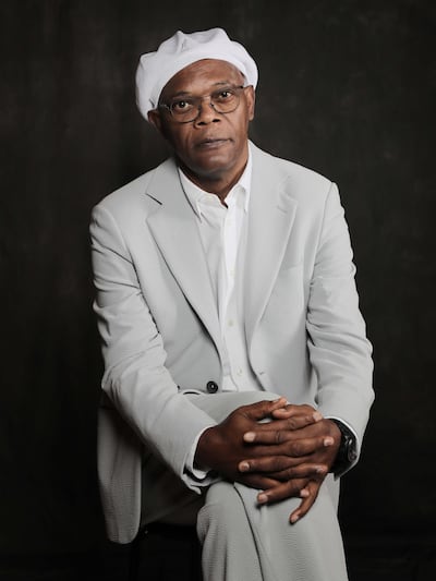 DUBAI, UNITED ARAB EMIRATES - DECEMBER 09:  Samuel L Jackson poses at a portrait session during day three of the 13th annual Dubai International Film Festival held at the Madinat Jumeriah Complex on December 9, 2016 in Dubai, United Arab Emirates.  (Photo by Neilson Barnard/Getty Images for DIFF)