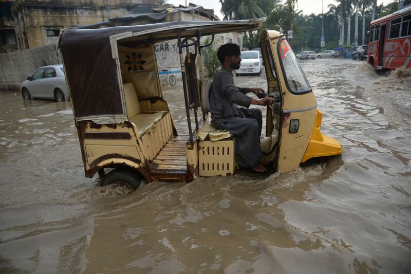 WMO scientists say phenomena such as the Pakistan floods show climate change is going in the wrong direction. AFP