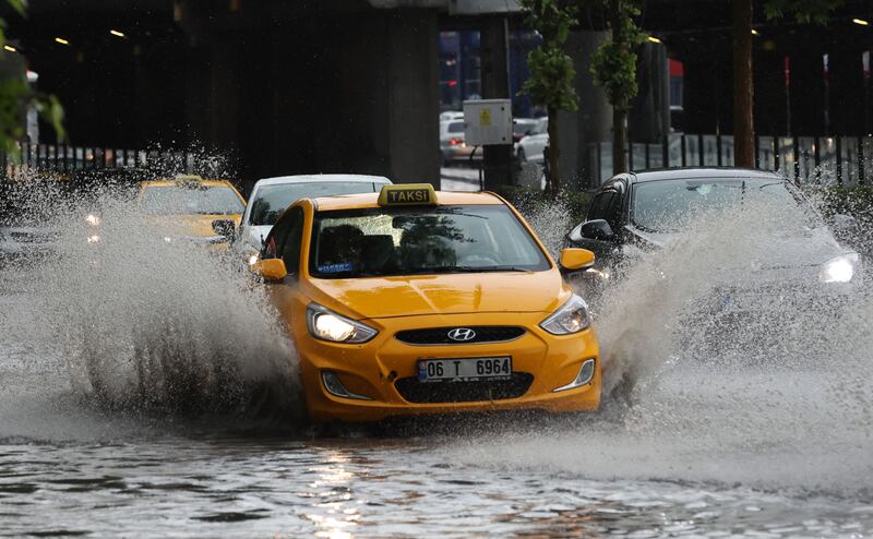 A spokesman for Turkey’s Interior Ministry said earlier that authorities received a tip that one person had gone missing in the storm. AFP