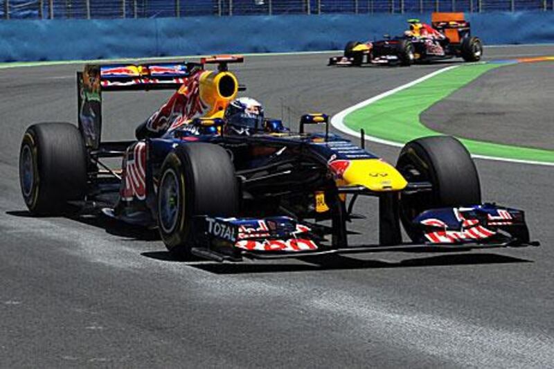 Sebastian Vettel has finished ahead of his Red Bull Racing teammate Mark Webber in every race so far this season.
