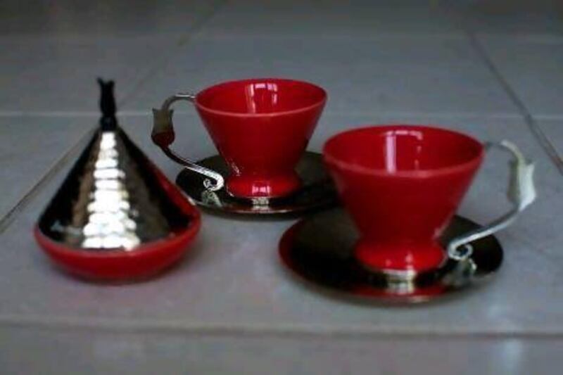 Ozlem Tuna coffee cups. Christopher Pike / The National