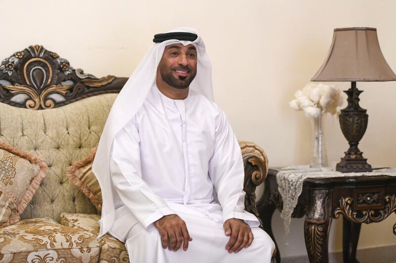 Abu Dhabi, United Arab Emirates - Sharjah ruler grants Abdulrahman Al Balooshi an Omani citizen, and father of four Emirati boys a plot of land along with cash to build a family home. Khushnum Bhandari for The National