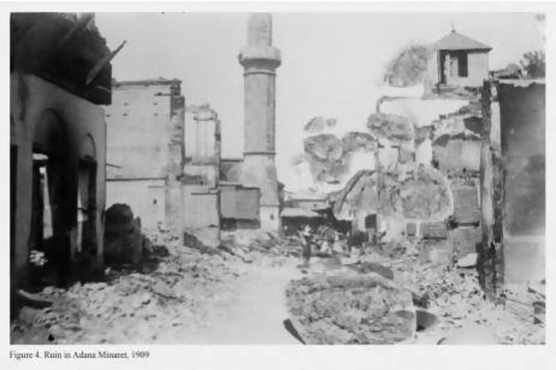 Mehreen Murtaza's Ruin in Adana Minaret, 1909. Courtesy Mehreen Murtaza / Green Art Gallery

Mehreen Murtaza exhibition. For Arts and Life. Story by Chris Lord.