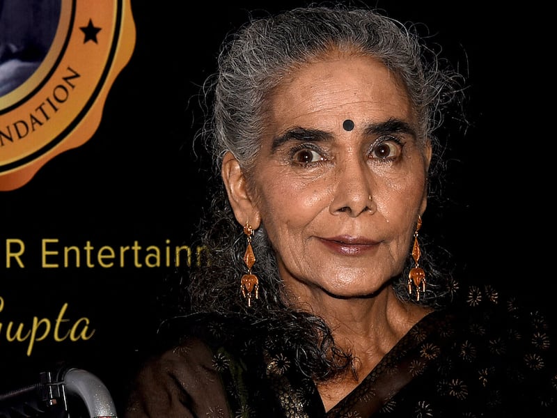 Surekha Sikri, April 19, 1945 – July 16, 2021. The Indian theatre, film and television actress won many awards in her long career and had memorable roles in ‘Tamas’, ‘Mammo’, ‘Badhaai Ho’ and 'Balika Vadhu'. She died aged 76. AFP