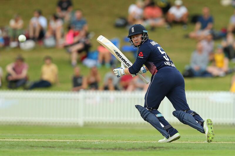 SYDNEY, AUSTRALIA - JANUARY 11:  Jonny Bairstow of England bats during the One Day Tour Match between the Cricket Australia XI and England at Drummoyne Oval on January 11, 2018 in Sydney, Australia.  (Photo by Jason McCawley/Getty Images)