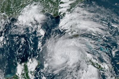 Hurricane Ida struck Cuba on Friday and threatened to slam into Louisiana with far greater force over the weekend. NOAA via AP
