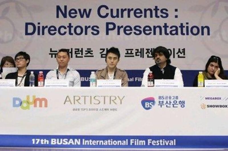 The 'New Currents' press conference during the 17th Busan International Film Festival, South Korea. Getty Images