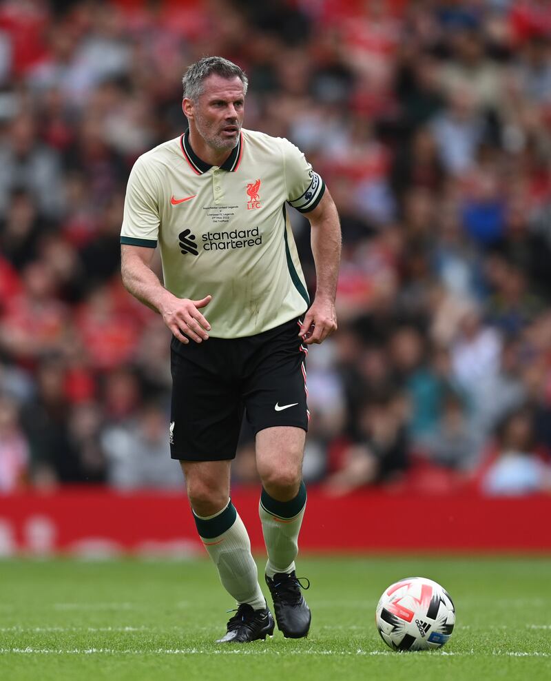 Jamie Carragher of Liverpool. Getty