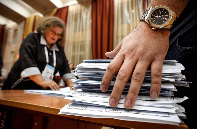 Russians voted over three days to elect representatives for the 450-member lower house State Duma and several local legislatures. AFP