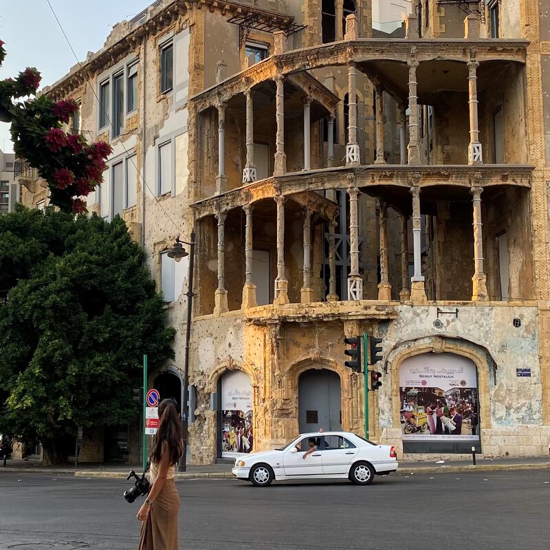 Lebanon's Beit Beirut is among the buildings given a voice in the short film.