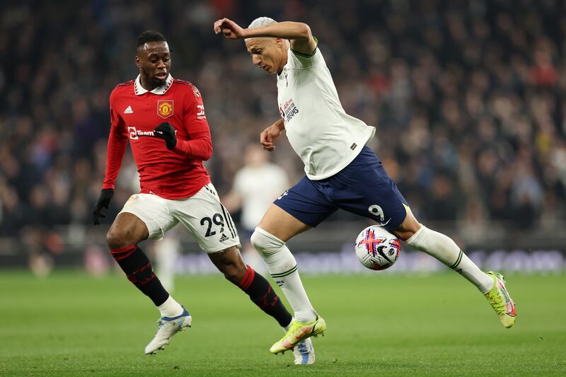 Aaron Wan Bissaka – 8. Held Richarlison off in defence, put a dangerous ball in attack. Took the ball off Son as he ran towards the United goal. Header saved by Forster at 2-1, then headed a Spurs attack away. Playing well. Booked and brought off on 70.  Getty