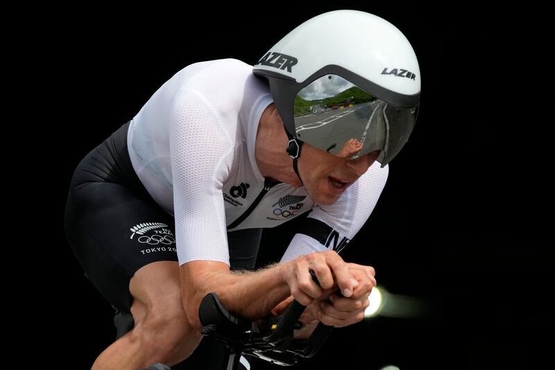 New Zealand's George Bennett, who competed at the Tokyo Olympics, will now be a part of UAE Team Emirates. AP