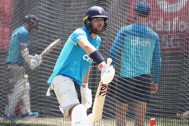 England's Dawid Malan during a nets session at the Melbourne Cricket Ground, Melbourne. Picture date: Thursday December 23 2021.