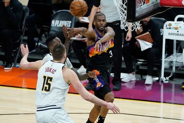 Chris Paul was one of four Phoenix Suns players to score more than 20 points in the Game 1 win over the Denver Nuggets. AP Photo