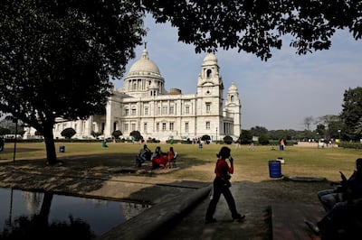 The Victoria Memorial in Kolkata. EPA