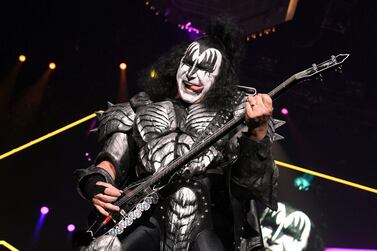 Kiss bassist Gene Simmons will perform in Dubai this New Year's Eve. AFP