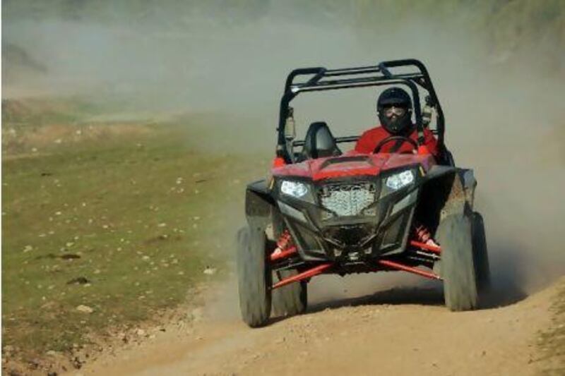 The handling of the XP900 - in 4WD, at least - is excellent, and the off-road buggy can seemingly manage all terrains and obstacles in its path. Courtesy of Polaris