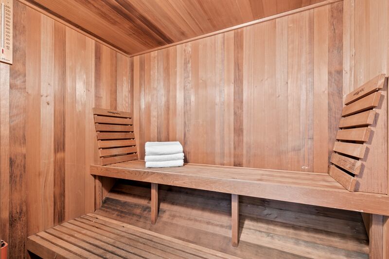 A sauna to relax in