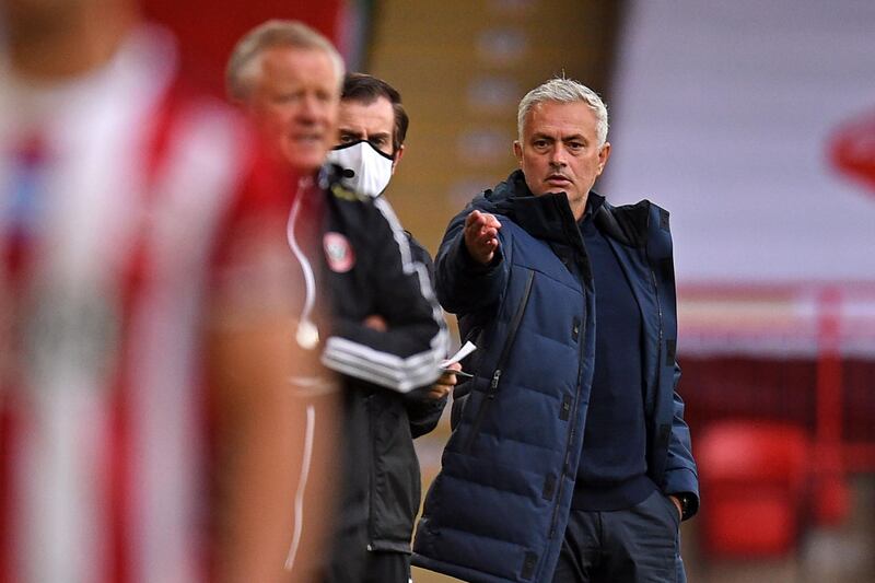 Tottenham manager Jose Mourinho. AFP