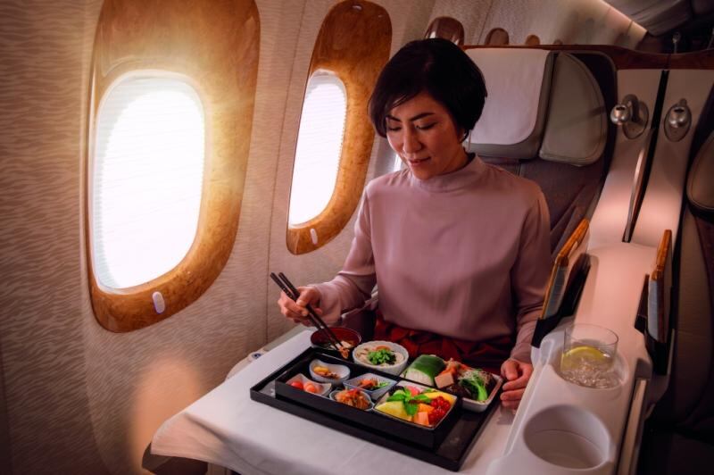 Passengers flying with Emirates will be able to pre-order meals ahead of travel. Courtesy Emirates 