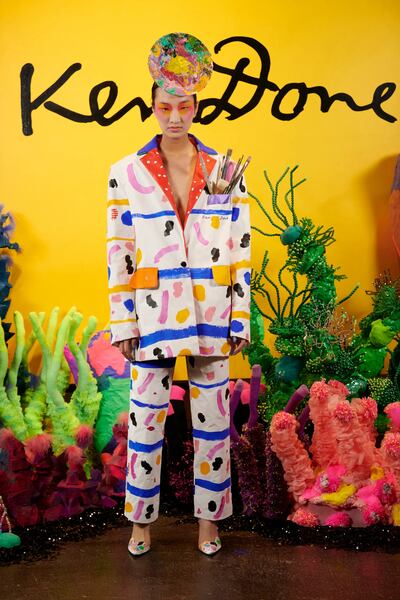 Romance Was Born collaborated with artist Ken Done for its latest 1980s-inspired looks. Photo: Romance Was Born