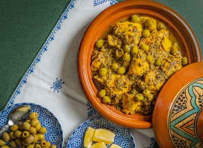 Morrocan chicken olives with lemon. Photo: Brand Dubai