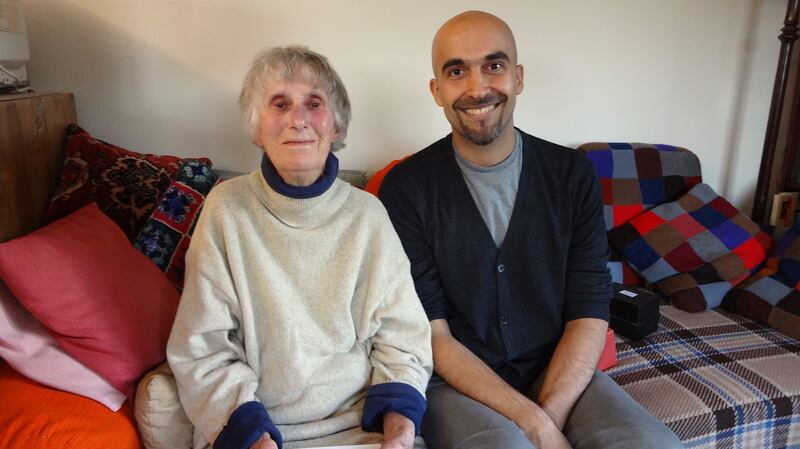 Lorna Selim, left, and Amin Alsaden photographed in 2015. Photo: Miriam Knight