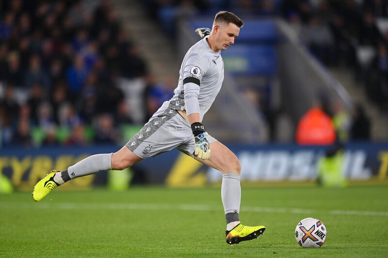 NOTTINGHAM FOREST PLAYER RATINGS: Dean Henderson – 4. Conceded four against his former side, some might argue too many from outside the box. Had very little protection, and showed his frustrations by beating the ground on more than one occasion. Getty