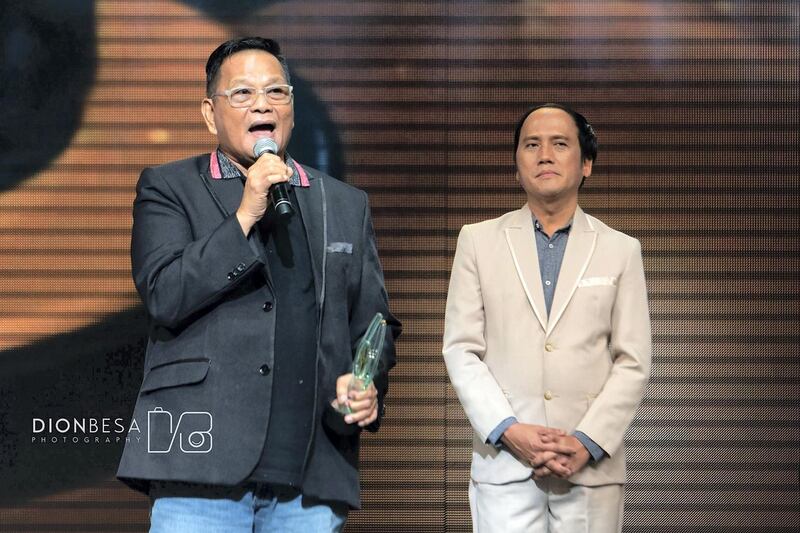 Rainbow’s Sunset director Joel Lamangan picked up the Best Director award. Photo by Dion Besa